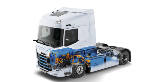 Röntgendarstellung des LKW